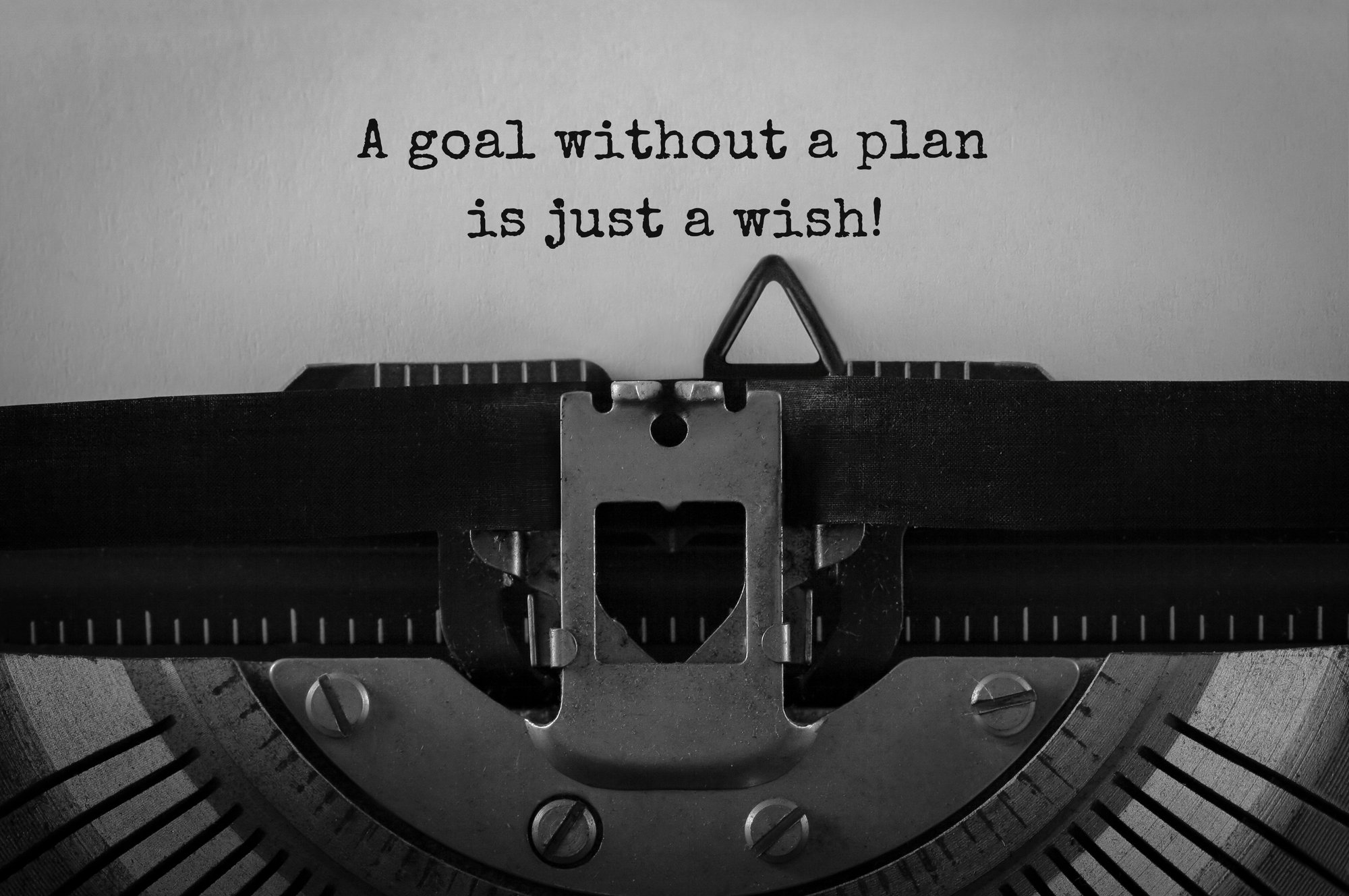A Goal Without a Plan is a Wish AdobeStock_144638568
