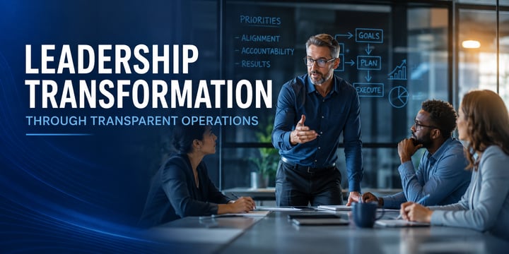 Leadership Transformation Through Transparent Operations